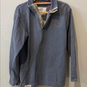 Southern Marsh‎ Blue Textured Fabric